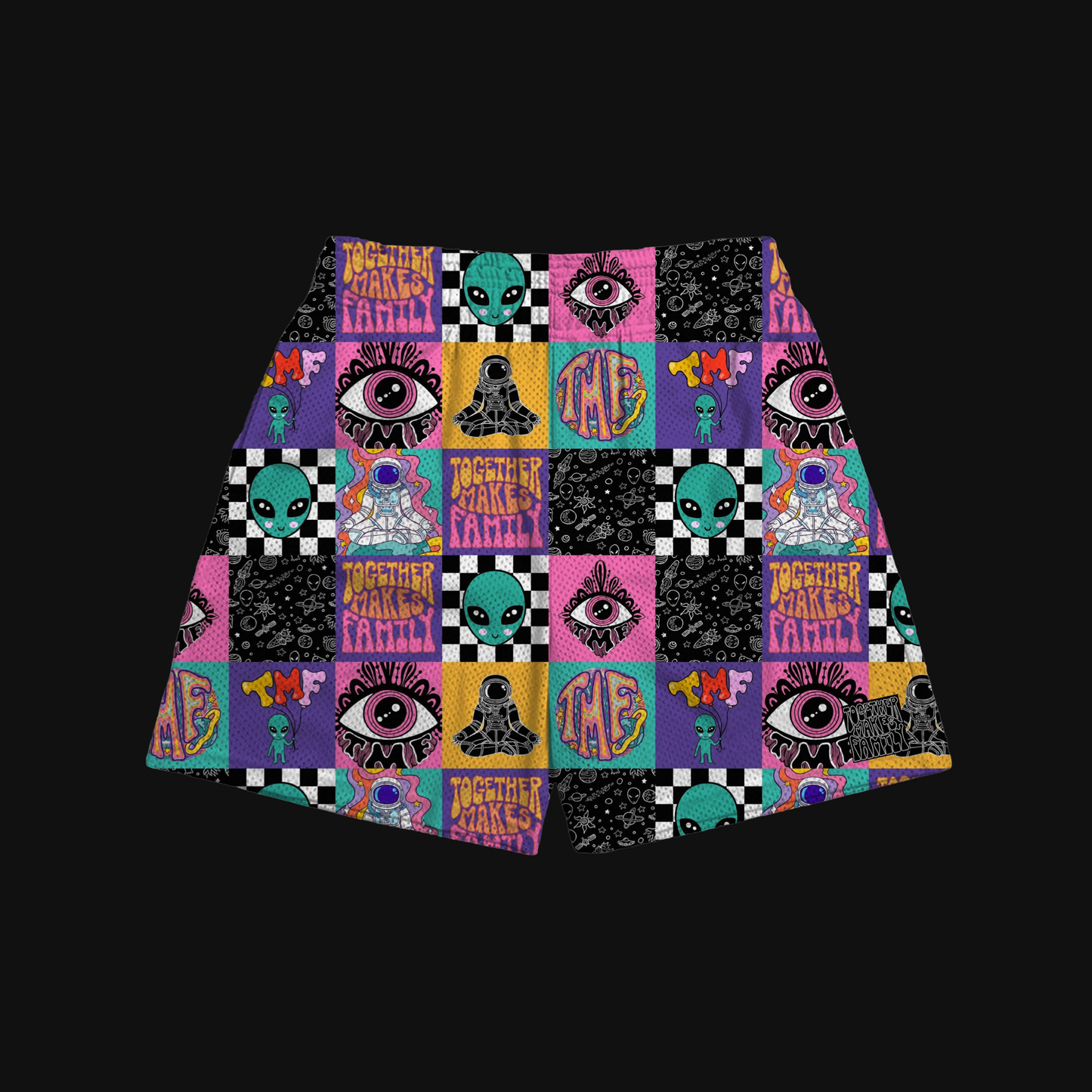 Patchwork Shorts